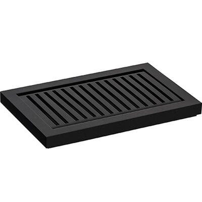 Porta Sabonetes Alumínio Preto